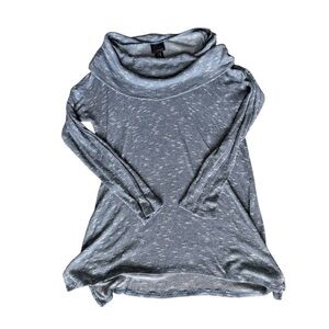 Motherhood Heathered Cowl Neck Sweater long sleeve maternity top size medium